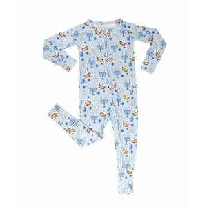 NEW LEV BABY kids' zohar poppy convertible romper in blue